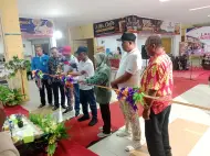 Universitas Rokania dan Perumda Rohul Jaya Aktifkan Kios Pasar Modern