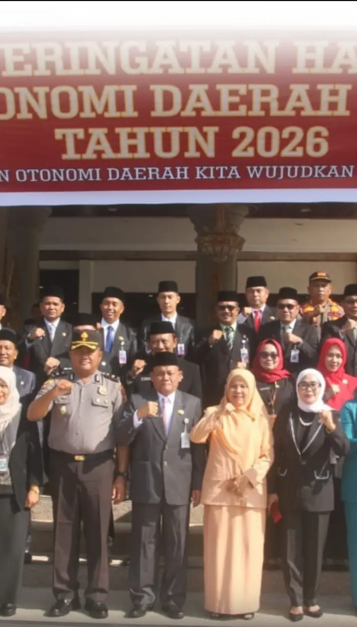 Upacara Hari Otda Rokan Hulu, Yusmar Soroti Tantangan Sampah hingga Kemandirian Ekonomi