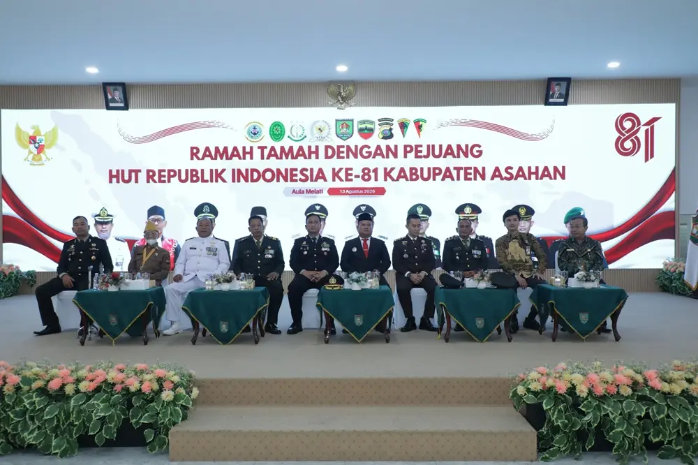 Wabup Asahan Kukuhkan Paskibraka Sekaligus Silaturahmi dengan Pejuang Kemerdekaan