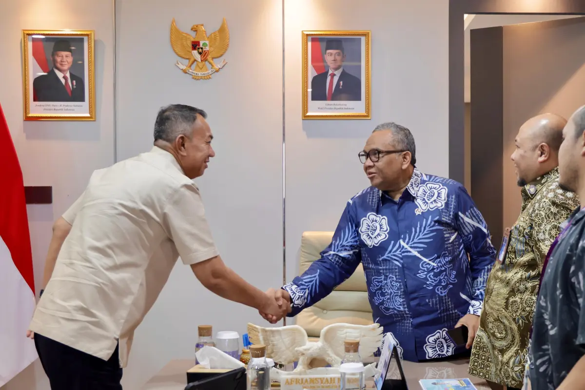 Wabup Meranti Bahas Penguatan BLK dan Peluang Kerja dengan Wamenaker RI