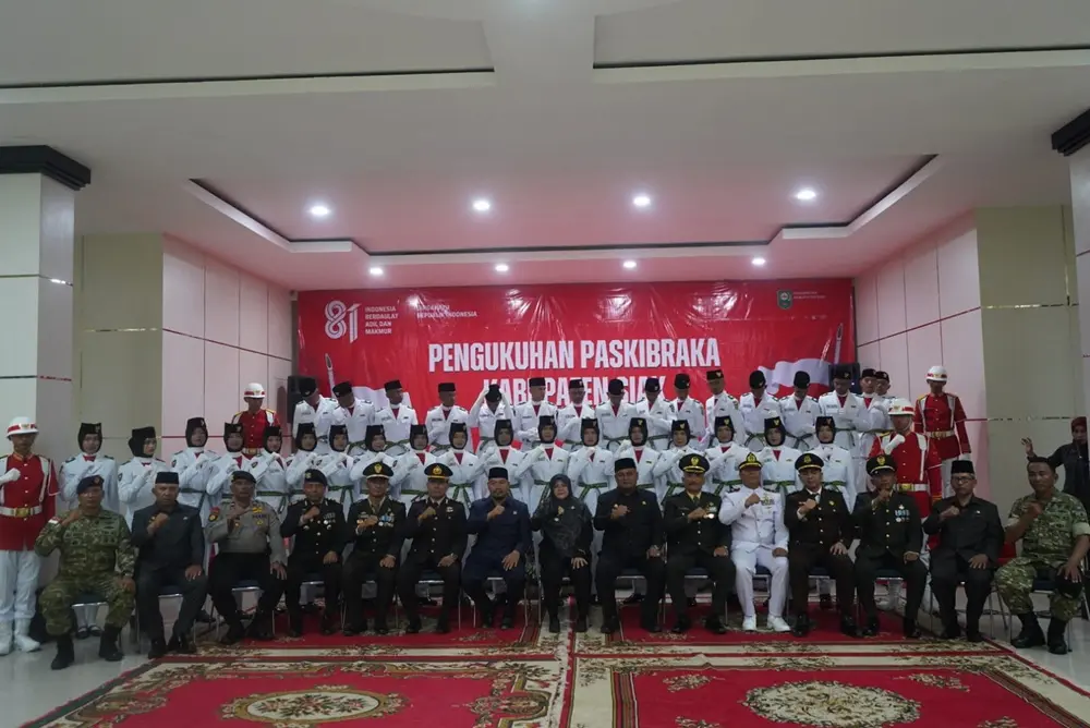 32 Paskibraka Siak Siap Bertugas, Siswi SMA Sains Tahfizh Dipercaya Bawa Baki