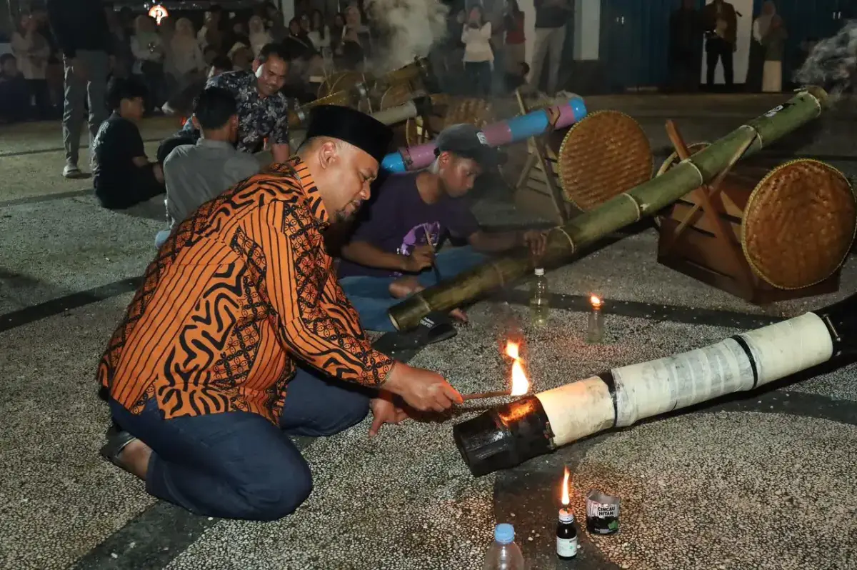 56 Peserta Beradu di Lomba Letup Meriam Buluh 2026 di Kota Siak