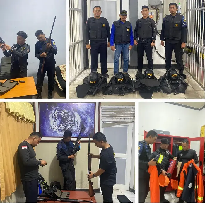 Amankan Idul Fitri, Rutan Manna Lakukan Perawatan Perlengkapan Huru-Hara, Senjata Api, Baju dan Alat Pemadam