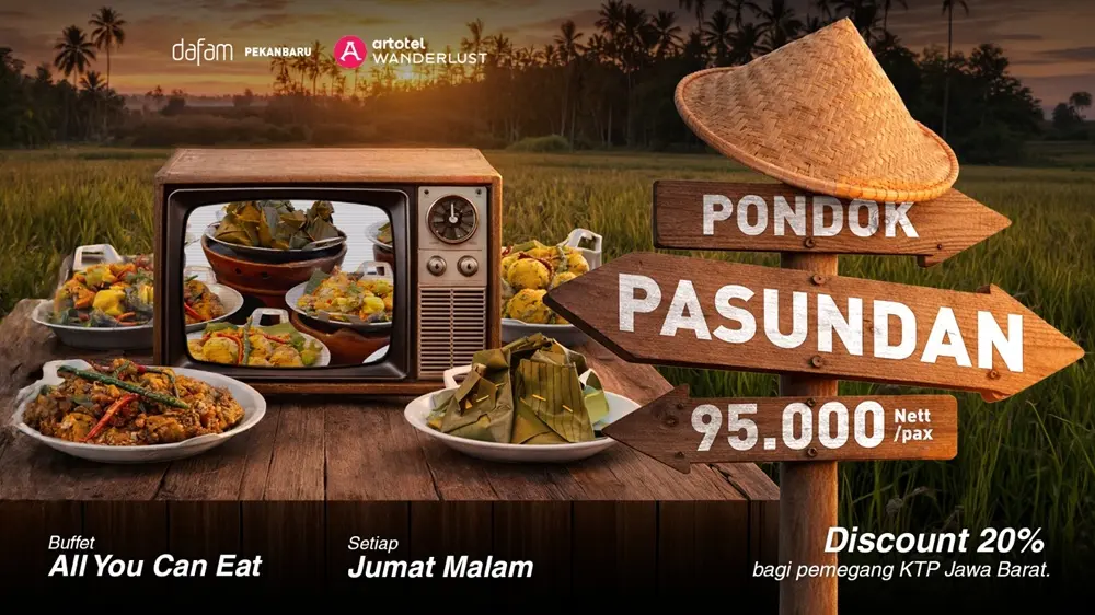 Angkat Kuliner Autentik Jawa Barat, Hotel Dafam Pekanbaru Luncurkan Promo "Pondok Pasundan"