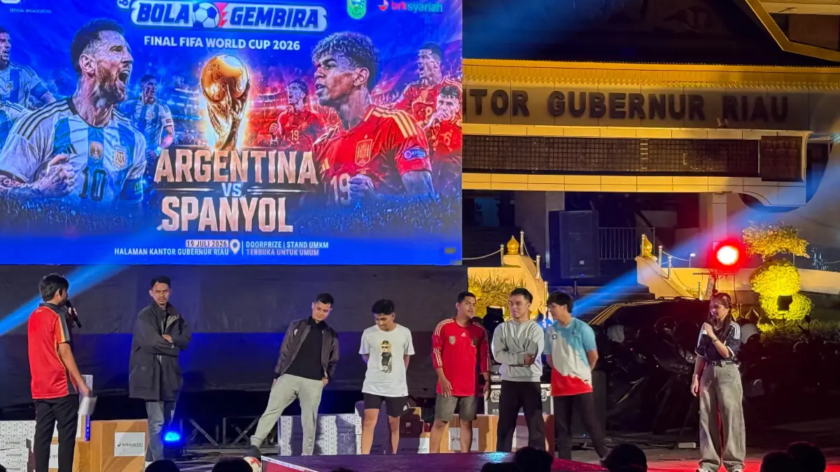 Antusias Nobar Piala Dunia, Mendongkrak Geliat Penjualan UMKM di Pekanbaru