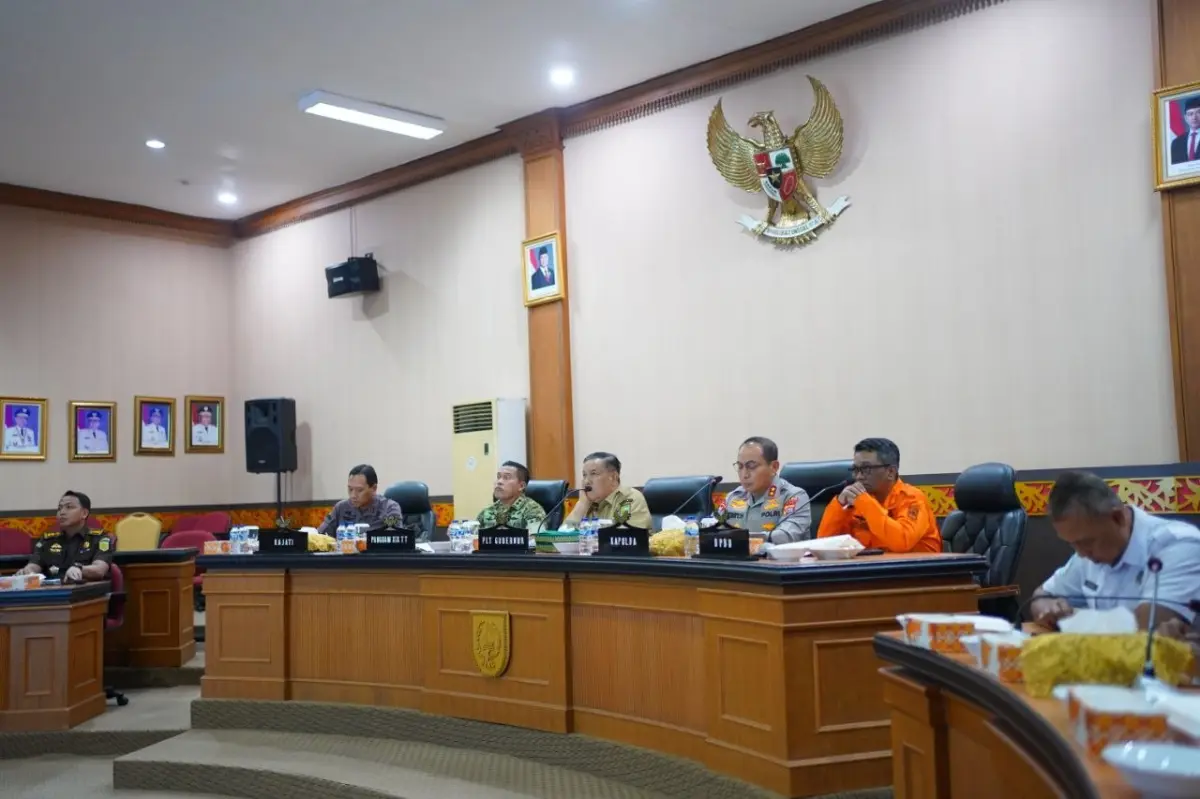 Atasi Karhutla, Forkopimda Riau Gelar Rakor Bersama Menkopolkam, Menhut dan Kepala BNPB