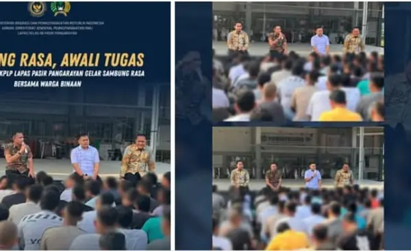 Awali Tugas, Ka. KPLP Lapas Pasir Pangarayan Gelar Sambung Rasa