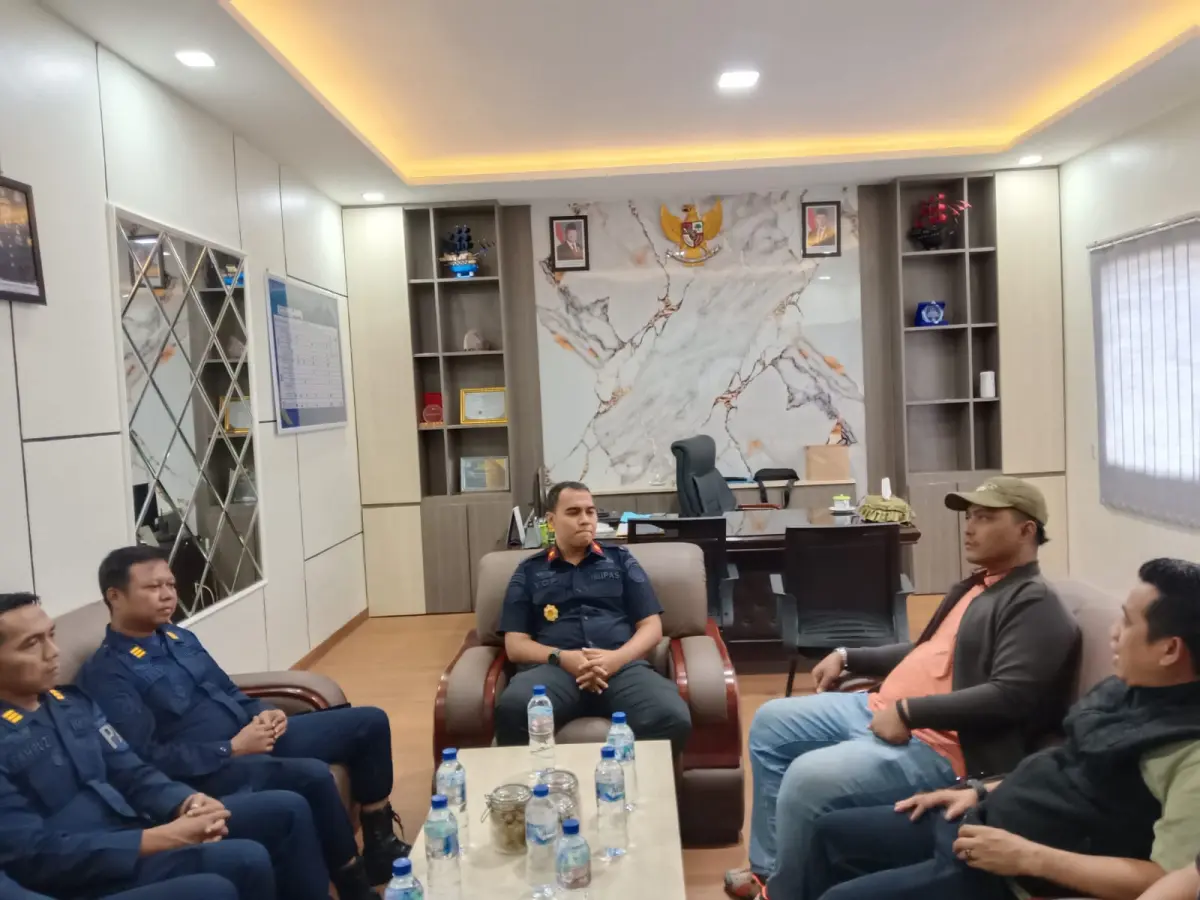 Bangun Kemitraan Strategis, DPD PWMOI Meranti Sambangi Lapas Selatpanjang