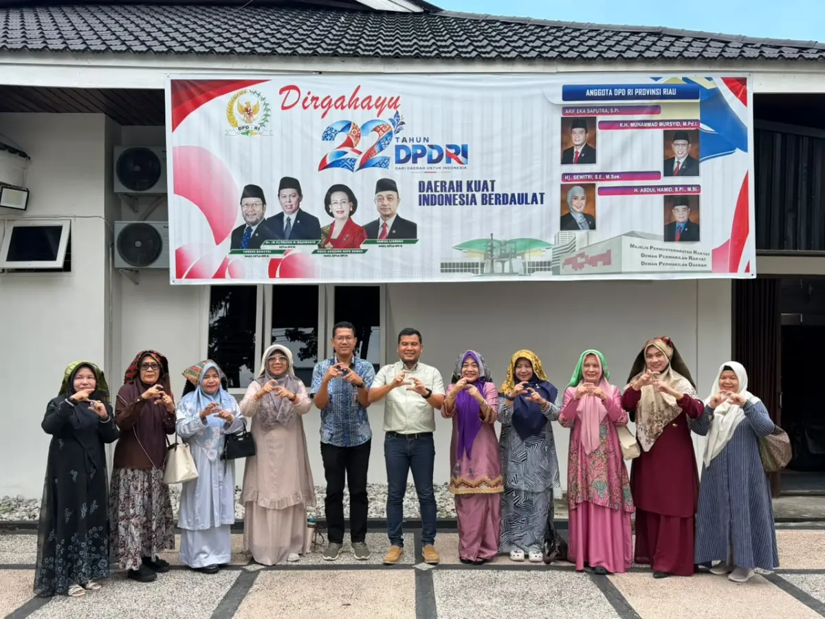 Bangun Kolaborasi dengan DPD RI, Himpunan Siompu Kampar Riau Audiensi dengan Arif Eka Saputra