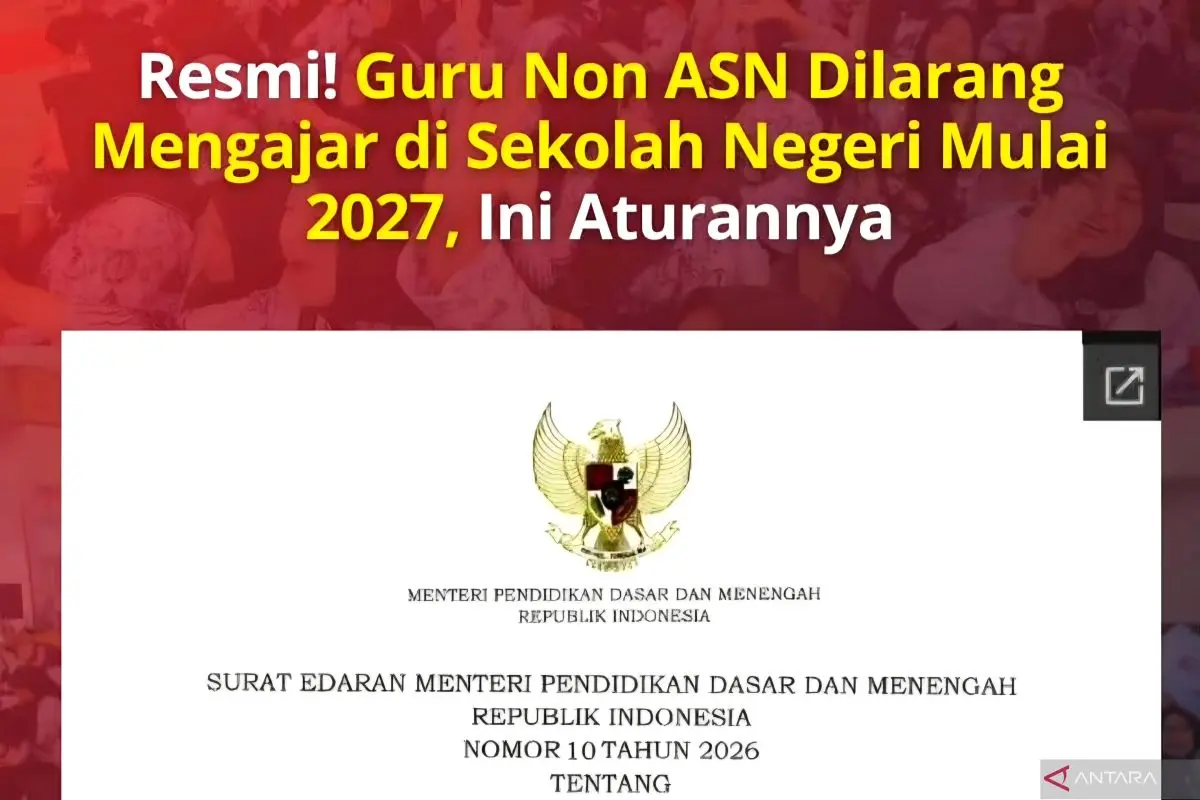 Bantah Isu Berkembang, Surat Edaran Kemendikdasmen Bukan Pemberhentian Guru Non-ASN