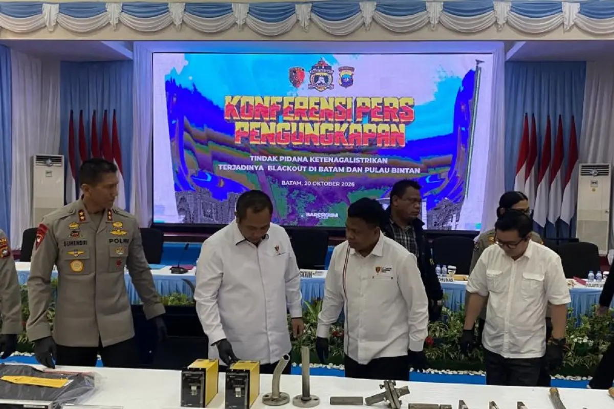 Bareskrim Polri Tetapkan 5 Tersangka Blackout Batam-Bintan, 4 dari PLN dan 1 Kontraktor