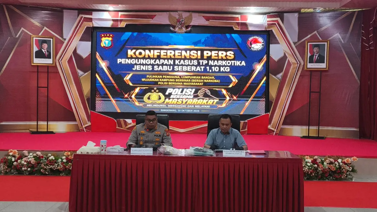 Bawa 1,1 Kg Sabu, Pria 51 Tahun Ditangkap di Tapung, Dua Orang Diburu