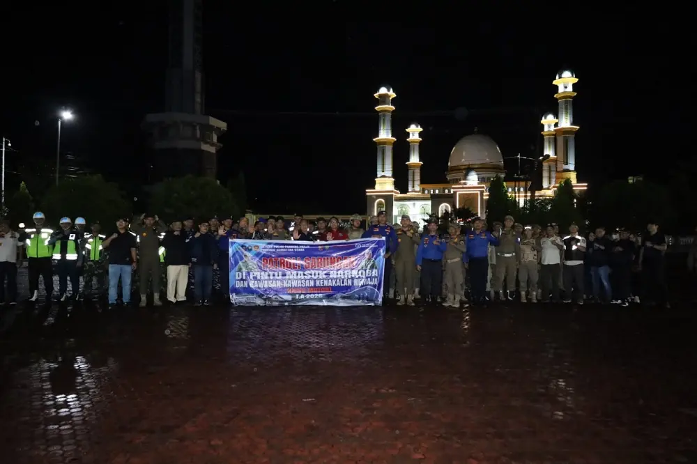 Berantas Narkoba dan Geng Motor, Tim Gabungan TNI-Polri Razia Tempat Hiburan Malam di Asahan