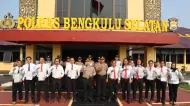 Berprestasi! 20 Personel Polres Bengkulu Selatan Terima Penghargaan, Ini Nama-namanya