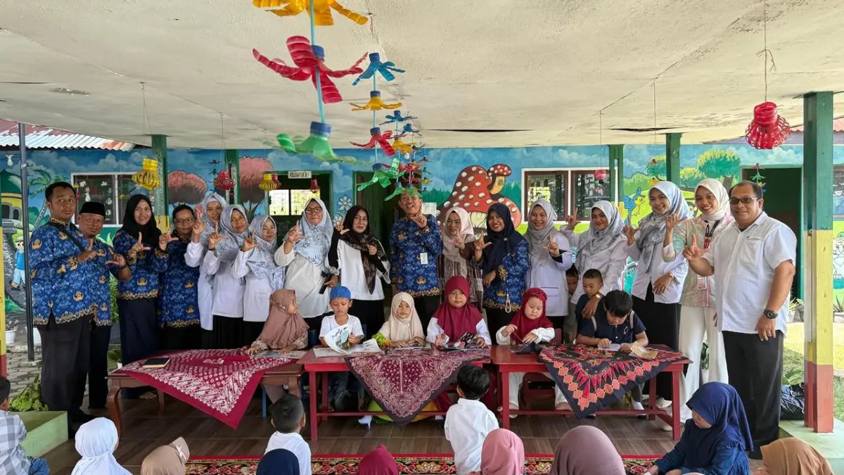 BRK Syariah dan Dispersip Dumai Perkuat Literasi Keuangan dan Budaya Membaca di Kalangan Pelajar