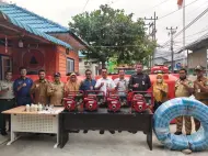 BRK Syariah Perkuat Kesiapsiagaan Anambas, Serahkan Pompa dan Tangki Air untuk Masyarakat