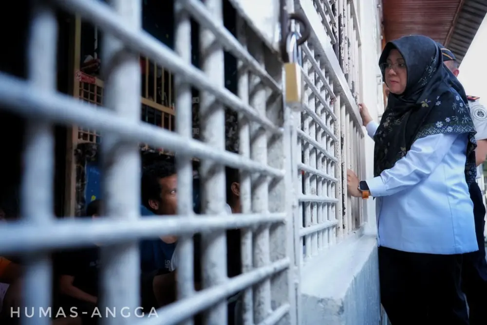 Bupati Afni Prihatin Rutan Siak, Seharusnya 176 Malah Penuh Sesak Oleh 591 Tahanan