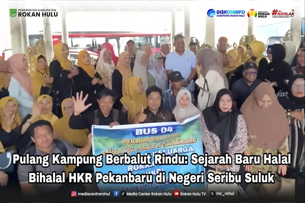 Bupati Anton Boyong Ratusan Perantau Pulang, Momentum HKR Pekanbaru Membangun Rokan Hulu