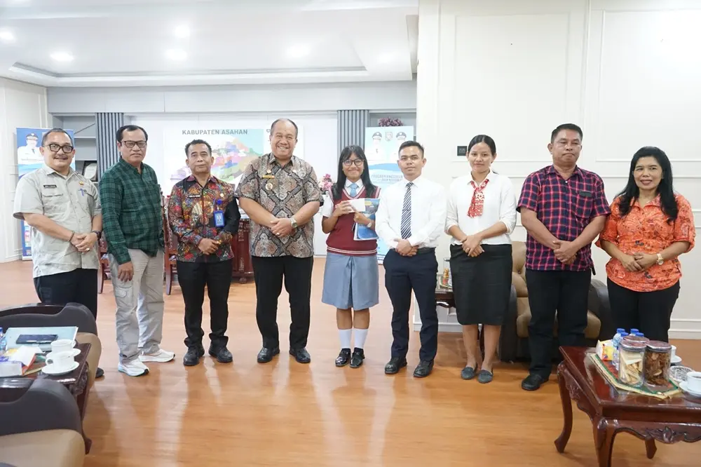 Bupati Asahan Lepas Ketua OSIS Panti Budaya Kisaran ke Pelatihan Kepemimpinan ISLT di Sumbar