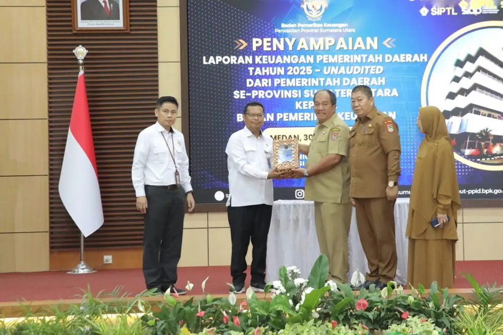 Bupati Asahan Taufik Zainal Abidin Serahkan LKPD 2025 ke BPK Sumut Tepat Waktu