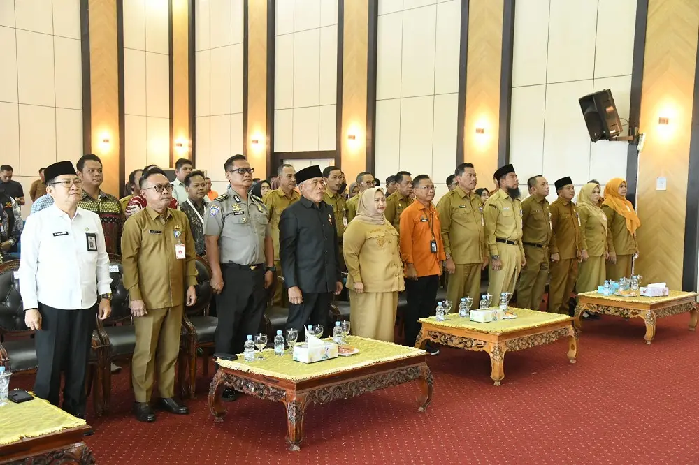 Bupati Kasmarni Resmikan Pencanangan Sensus Ekonomi 2026