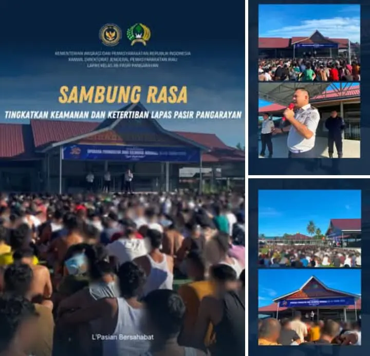 Berantas Narkoba dan Penipuan Online, Lapas Pasir Pengaraian Gelar 'Sambung Rasa' dengan Warga Binaan