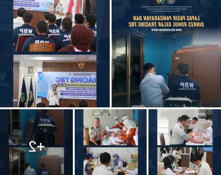 Cegah Penyebaran TBC, Lapas Pasir Pangarayan dan Dinkes Rohul Gelar Tracing Kesehatan