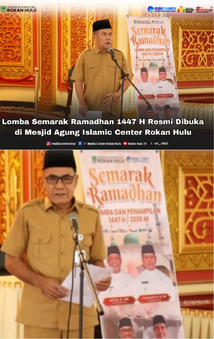 Cetak Generasi Berakhlak, Diskominfo Rohul Gelar Lomba Semarak Ramadan di Islamic Center