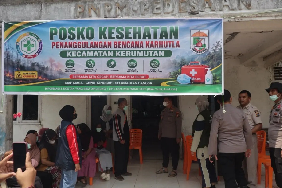 Dampak Kabut Asap, Pemprov Riau dan RS Bhayangkara Buka 5 Posko Kesehatan, Cek Lokasinya!