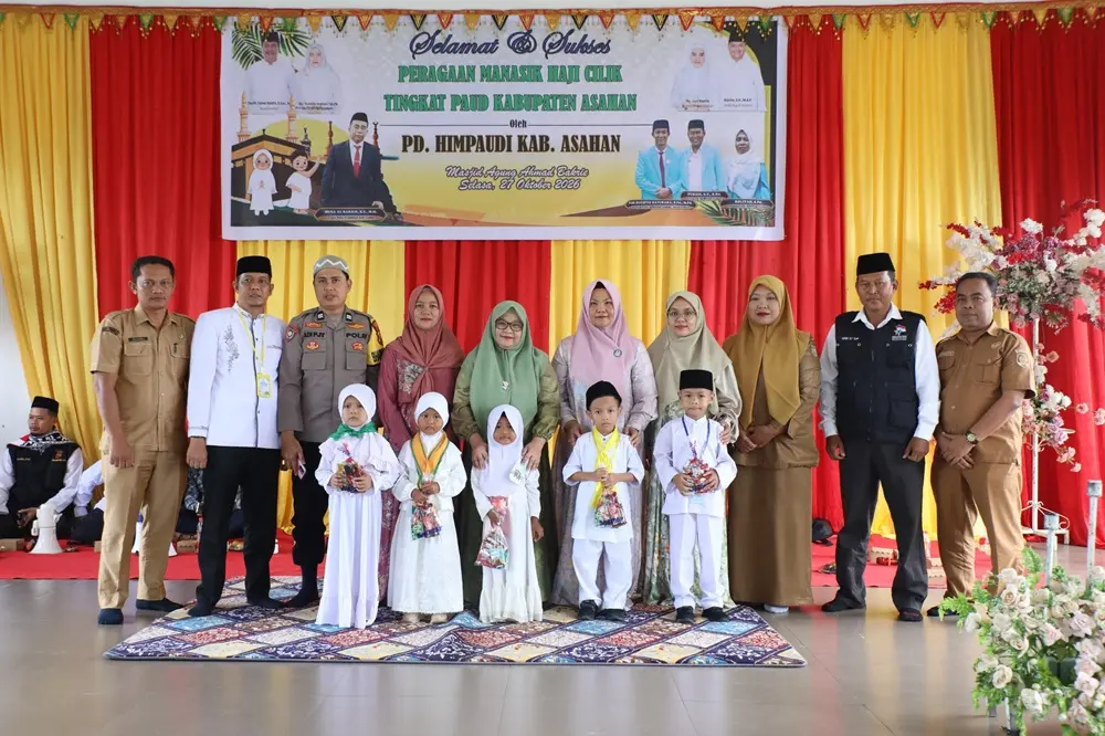 Dibuka Bunda PAUD Asahan, Manasik Haji Cilik 2026 Diikuti 1.240 Lebih Anak
