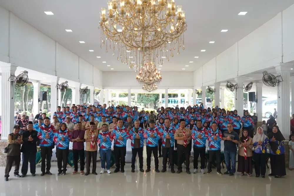 Dilepas Wabup Rianto, 91 Anggota Kwarcab Pramuka Asahan Bertolak ke Jamnas XII 2026