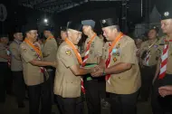 Thumbnail Disematkan Lencana Melati oleh Kwarnas, Bupati Asahan Taufik Zainal Abidin Komitmen Majukan Gerakan Pramuka