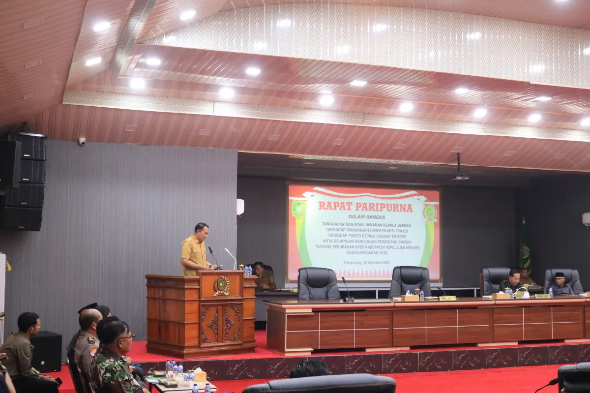 Disorot Fraksi DPRD, Belanja Pegawai Meranti Turun Jadi 36,38 Persen