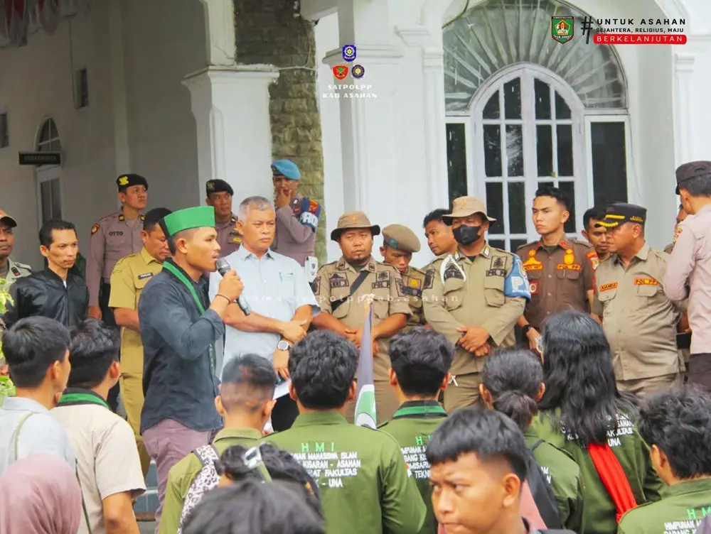 Forkopimda Apresiasi Aksi Santun HMI di DPRD Asahan