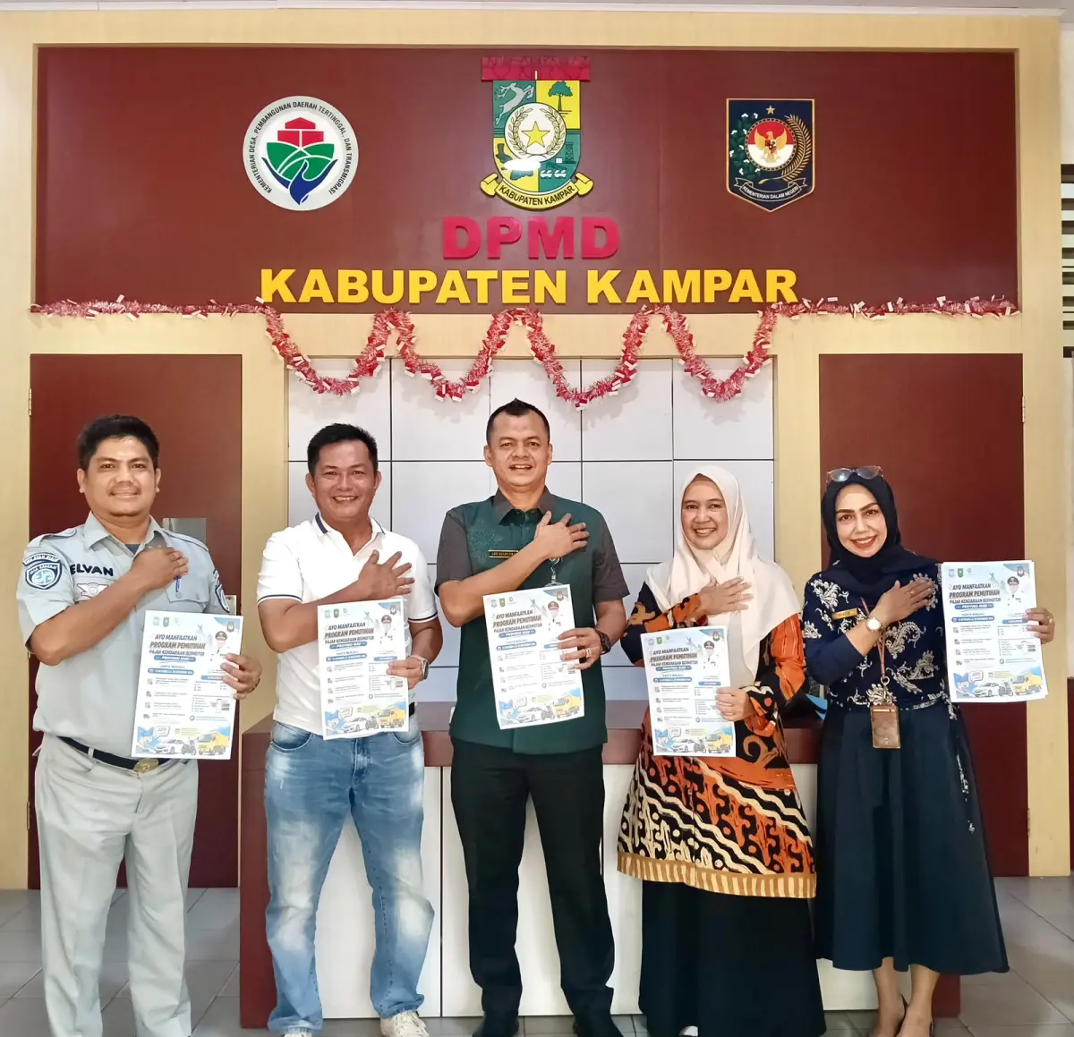 Gandeng Dinas PMD dan Jasa Raharja, UPT Bangkinang Sasar 242 Desa di Kampar Sosialisasikan Insentif Pajak