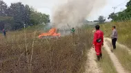Gawat! Lahan di Depan SKA Pekanbaru Terbakar, Lokasi Ditengah Kota