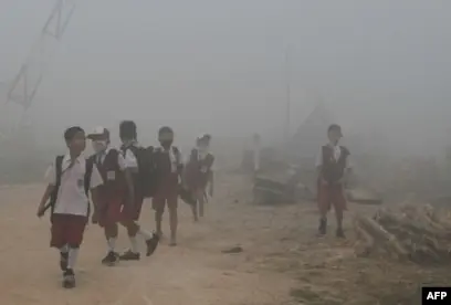 Giliran Pemkab Inhu Terapkan Sekolah Daring Akibat Asap Karhutla