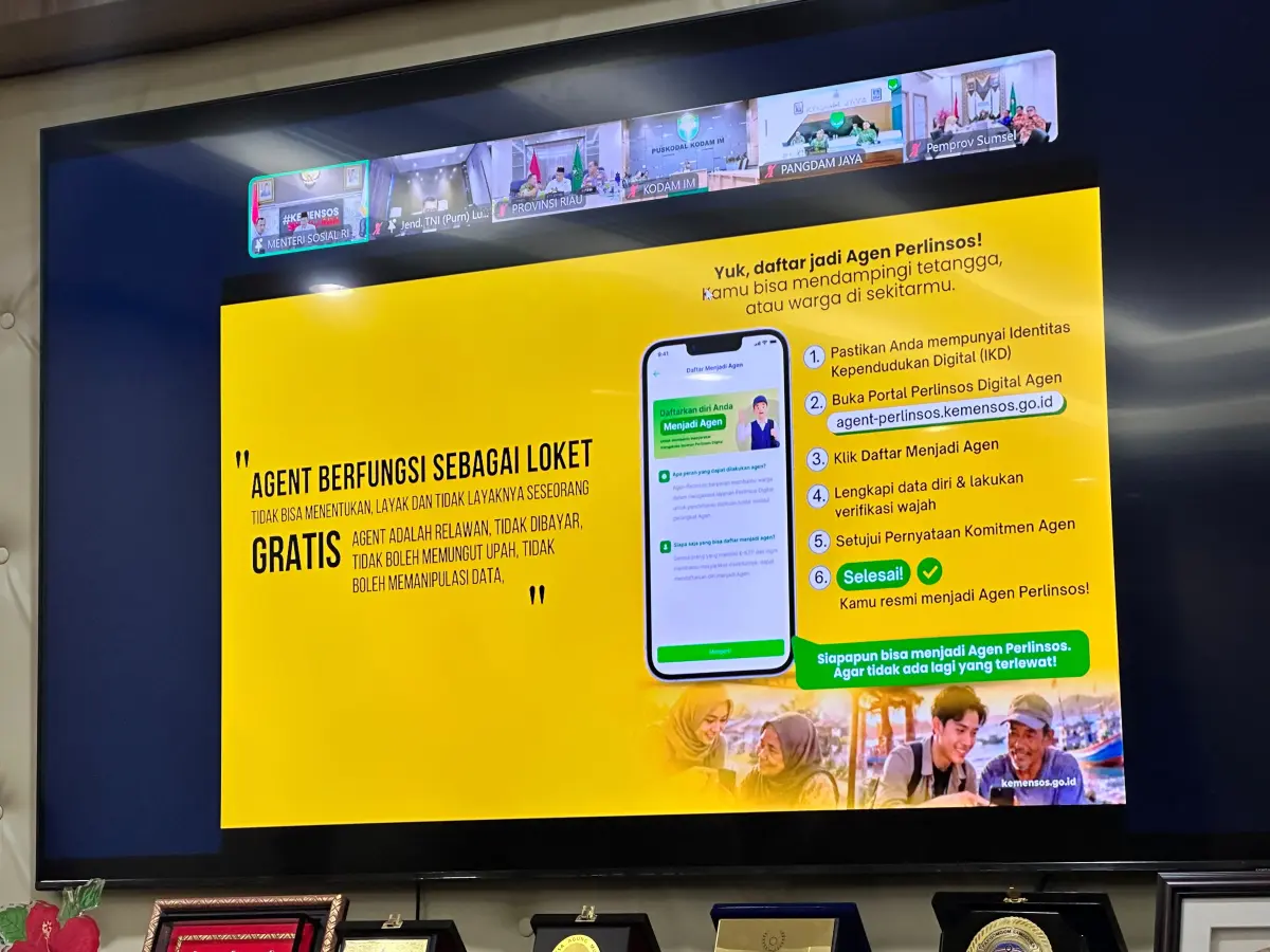 Gratis dan Cukup Pakai HP, Pemerintah Buka Pendaftaran Agen Perlinsos untuk Kawal Bansos