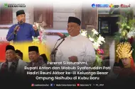 Hadiri Reuni Akbar Ompung Naihubu, Bupati Anton Ajak Keluarga Besar Perkuat Nilai Adat