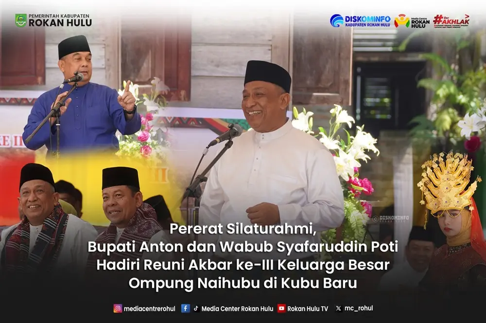Hadiri Reuni Akbar Ompung Naihubu, Bupati Anton Ajak Keluarga Besar Perkuat Nilai Adat