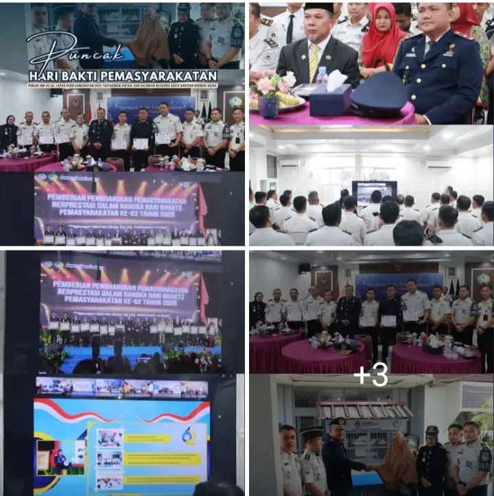 HBP ke-62, Lapas Pasir Pengaraian Salurkan Beasiswa dan Gerobak Usaha