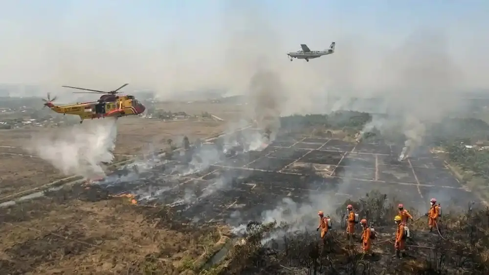 Hotspot Sumatera Turun Drastis, Riau Tiga Titik Panas dan Berpotensi Hujan