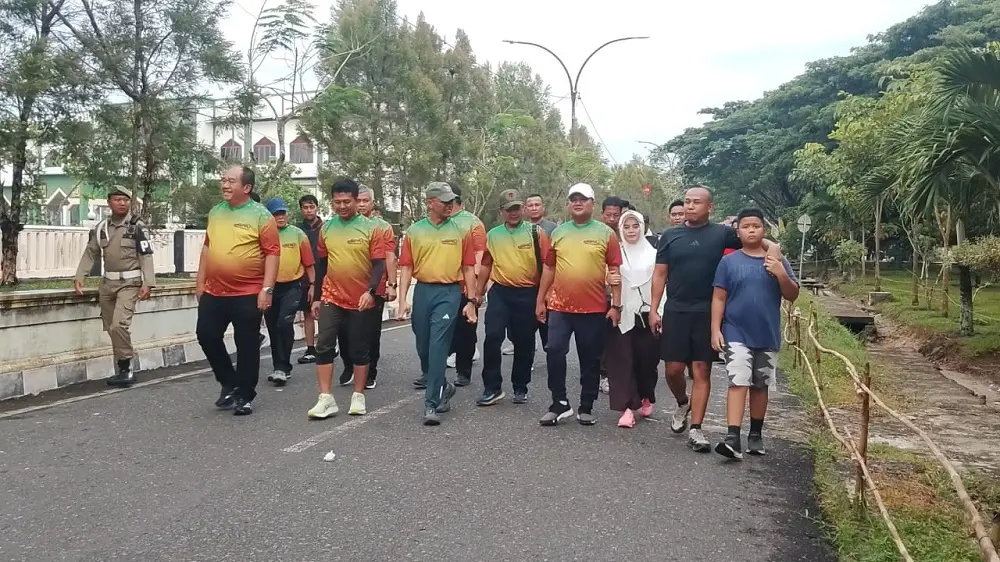 HUT ke-80 Asahan, Bupati Taufik Lepas Fun Run 5K "Asahan Berlebarun"