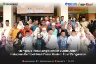 Ikhtiar Bupati Anton Bangkitkan Pasar Modern Pasir Pengaraian Melalui Doa