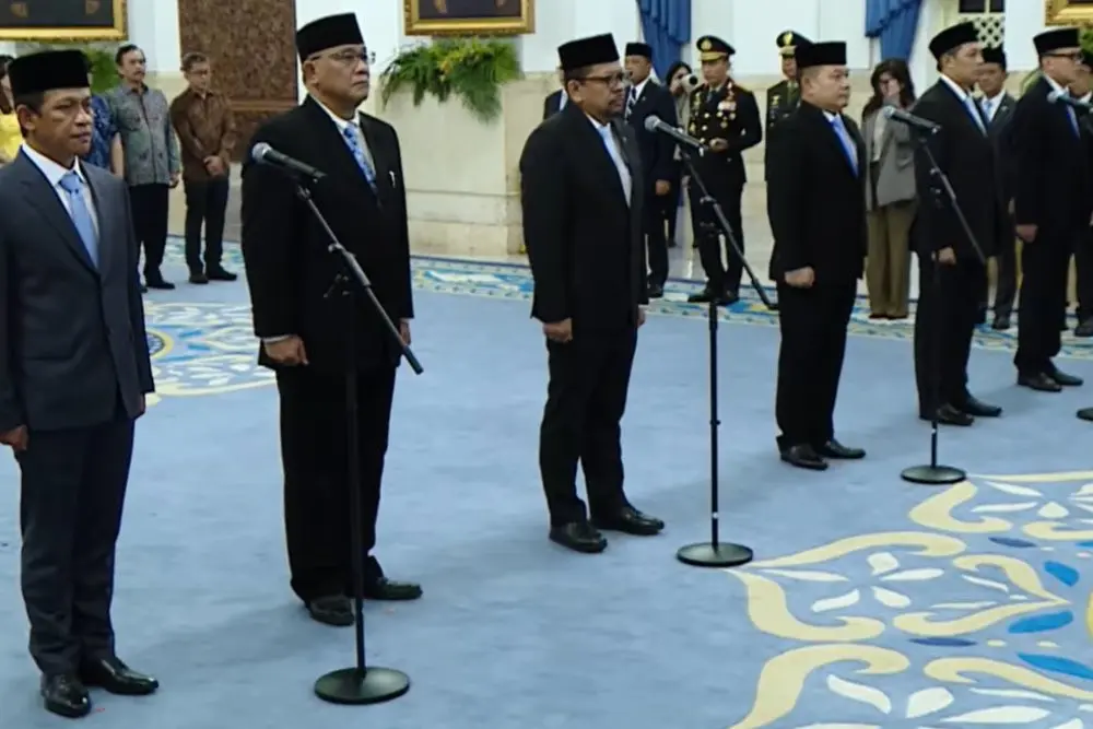 Ini Nama-nama Menteri dan Kepala Badan yang Resmi Dilantik Presiden Hari ini