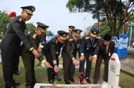 Jelang HUT TNI Ke-81, Pangdam XIX Tuanku Tambusai Pimpin Tabur Bunga di Taman Makam Pahlawan
