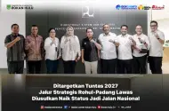 Jemput Bola ke Jakarta, Bupati Rohul Usul Jalur Strategis Rohul–Padang Lawas Jadi Jalan Nasional