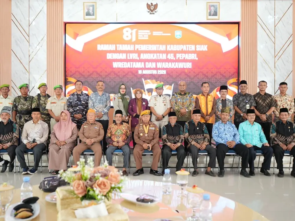 Kabar Bahagia di HUT ke-81 RI, Pemkab Siak Naikkan Sagu Hati Veteran 300 Persen
