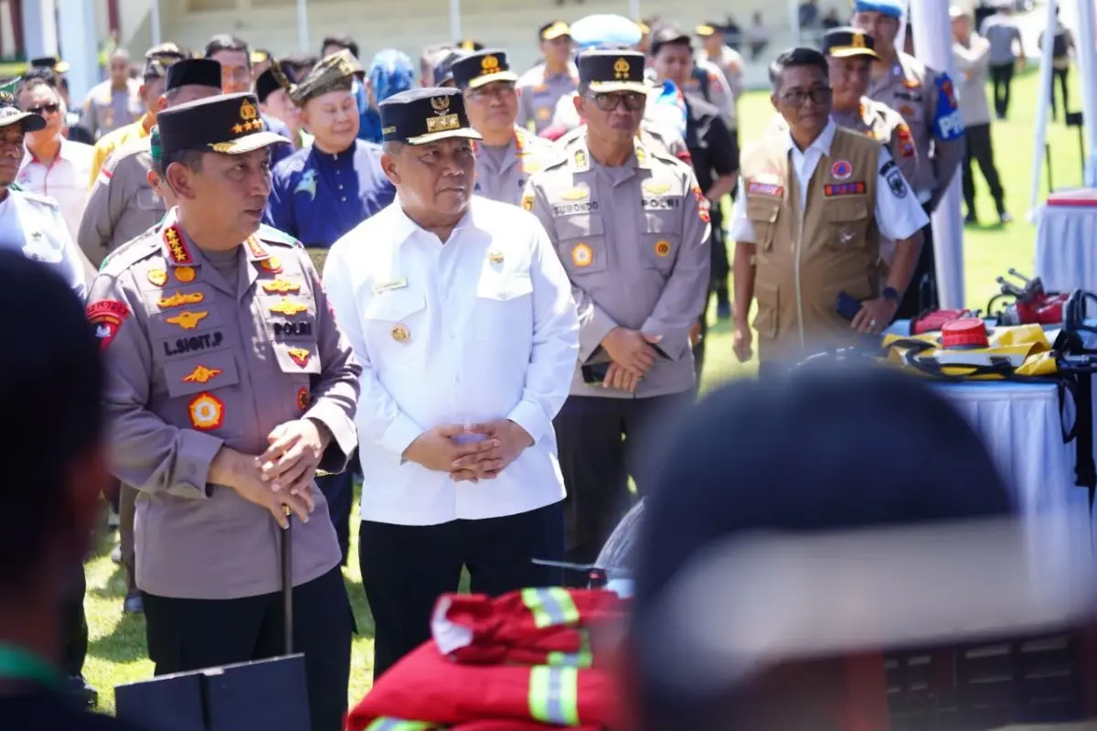 Kapolri Pimpin Apel Penanggulangan Karhutla di SPN Polda Riau