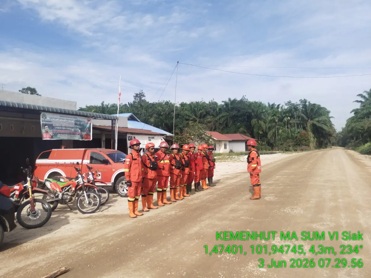 Karhutla di Rupat, Manggala Agni Kerahkan Tim Daops Siak dan Jambi